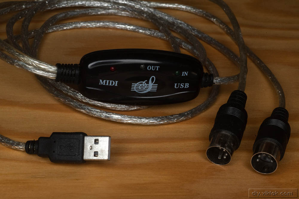 Cheap DIY MIDI To USB Adapter
